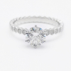 Six-claw Diamond Ring