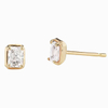18K Rose Gold Classic Four-claw Earrings