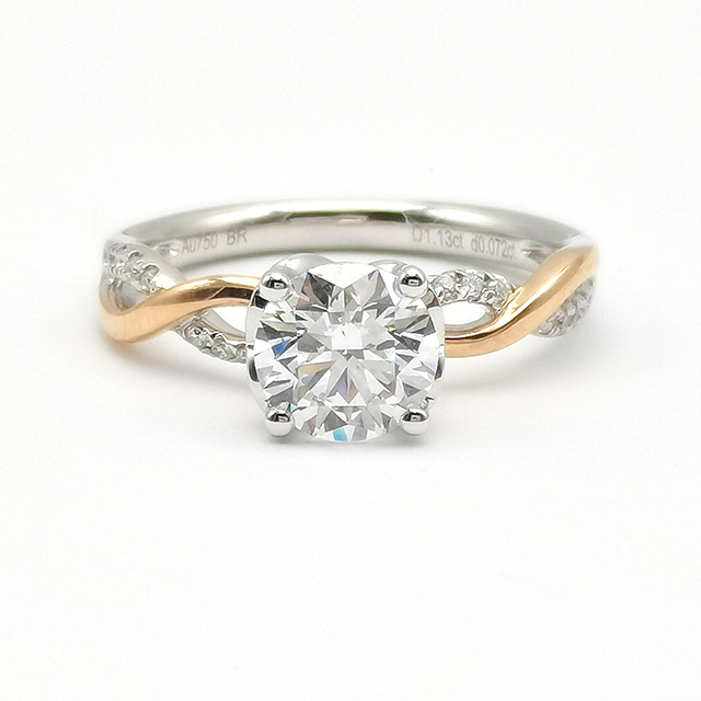 Four Claw Diamond Ring