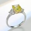 Yellow Padded Diamond Ring