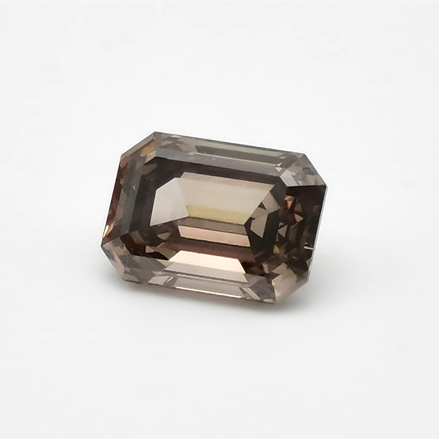 CVD drak champagne colored diamond