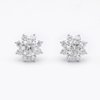 18K Rose Gold Diamond Earrings