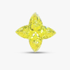 HPHT Yellow Clover Diamond