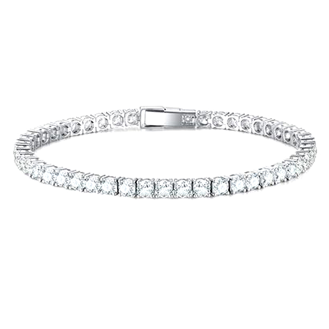 Broken Diamond And Full Diamond Bracelet