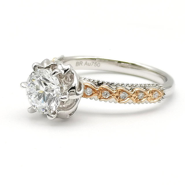 6-claw Round Diamond Ring