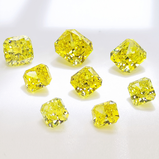 HPHT Yellow Radian Diamond