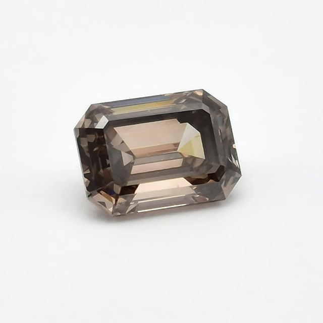 CVD drak champagne colored diamond