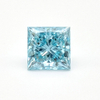 CVD Blue Princess Cut Diamond