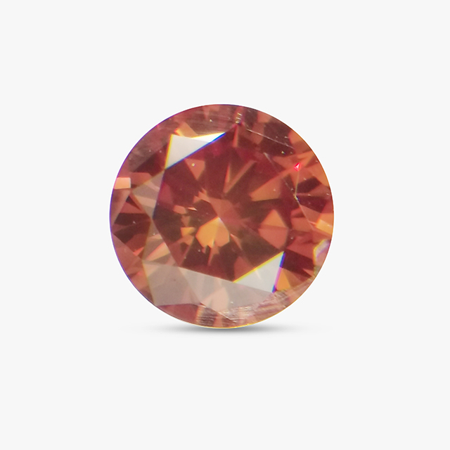 CVD Deep Red Round Diamond