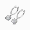 Four-claw Diamond Earrings/earrings
