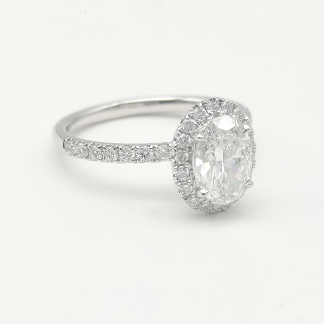 Oval Shaped Diamond Ring