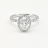 Oval Shaped Diamond Ring