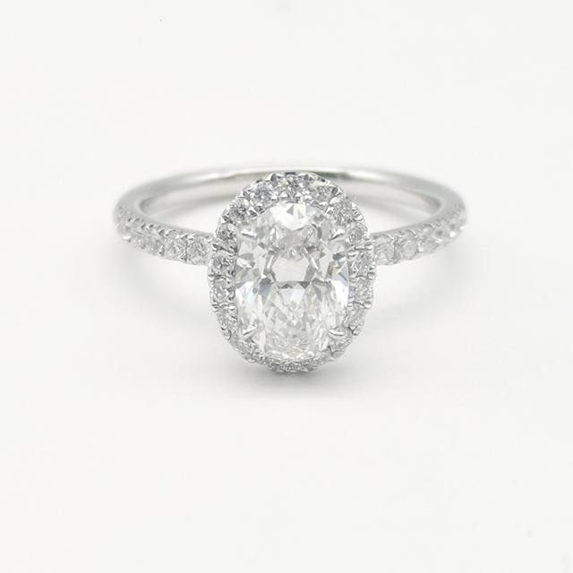 Oval Shaped Diamond Ring