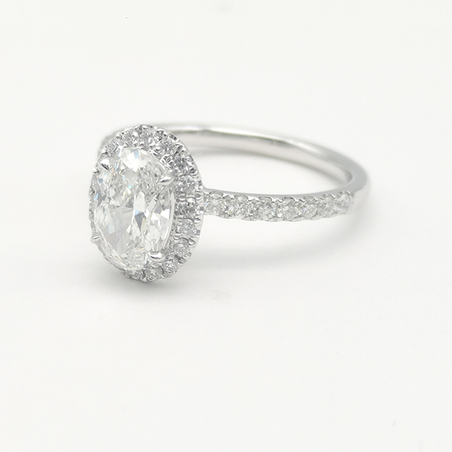 Oval Shaped Diamond Ring