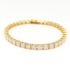 Multiple Round Diamond Yellow Bracelets