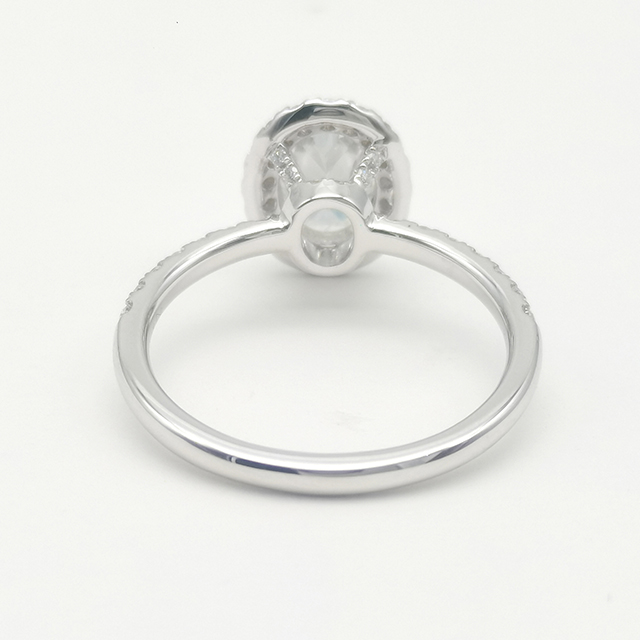 Oval Shaped Diamond Ring